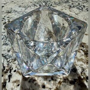 PartyLite Votive or Crystal/Stone Sphere Holder_Iridescent Finish_P8035
